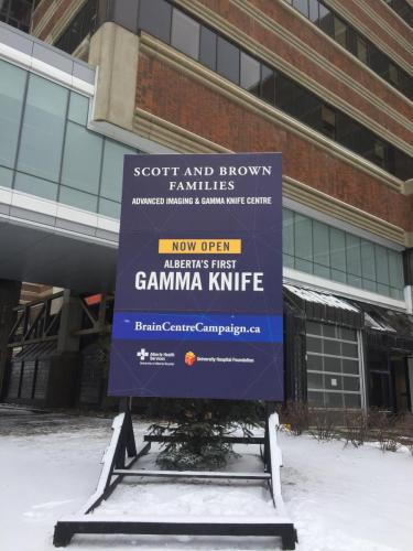 University Hospital Foundation - Wood Frame Construction Signage
