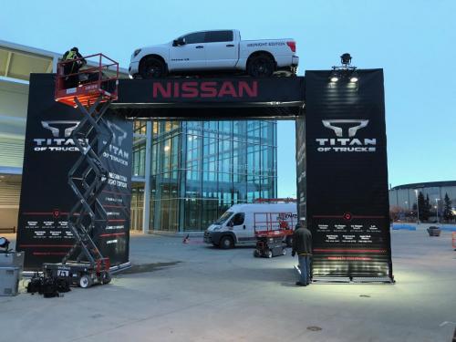 Edmonton Motor Show - Nissan Archway - Event Signage