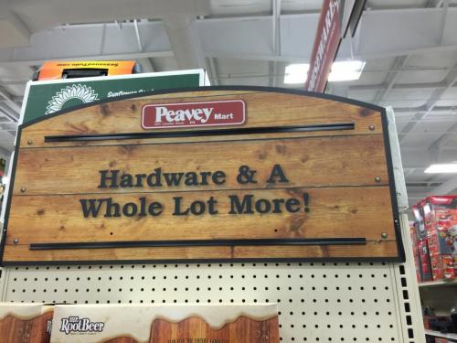 Peavey Mart - Retail Signage 1