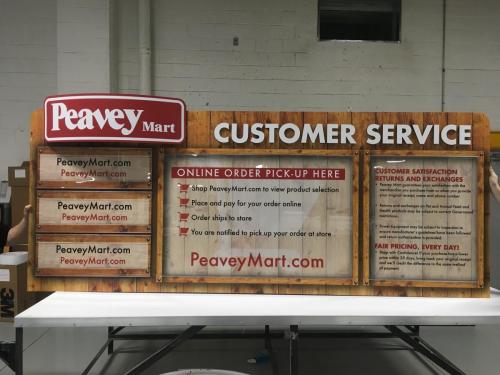 Peavey Mart - Retail Signage 3