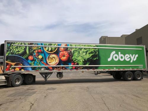 Sobeys  Trailer  (Wedge with rails)  05-07-20